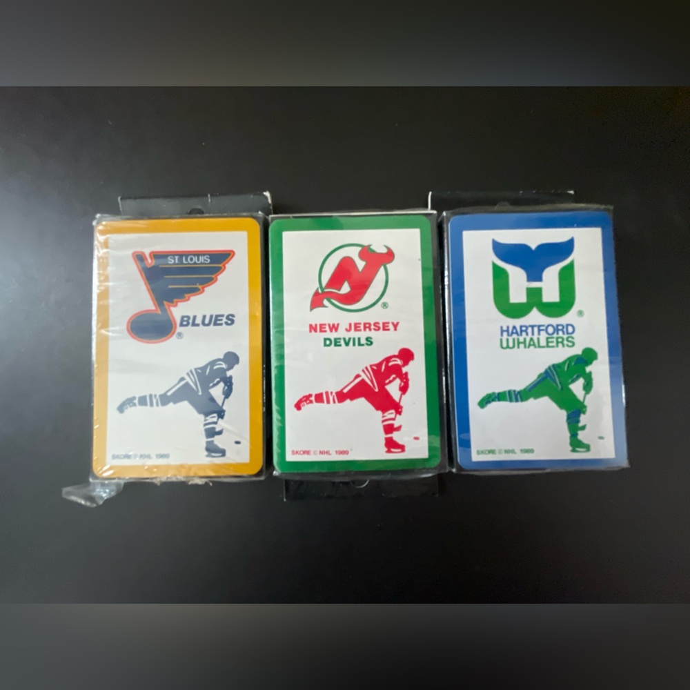 NHL  Vintage Hockey Playing Cards Set